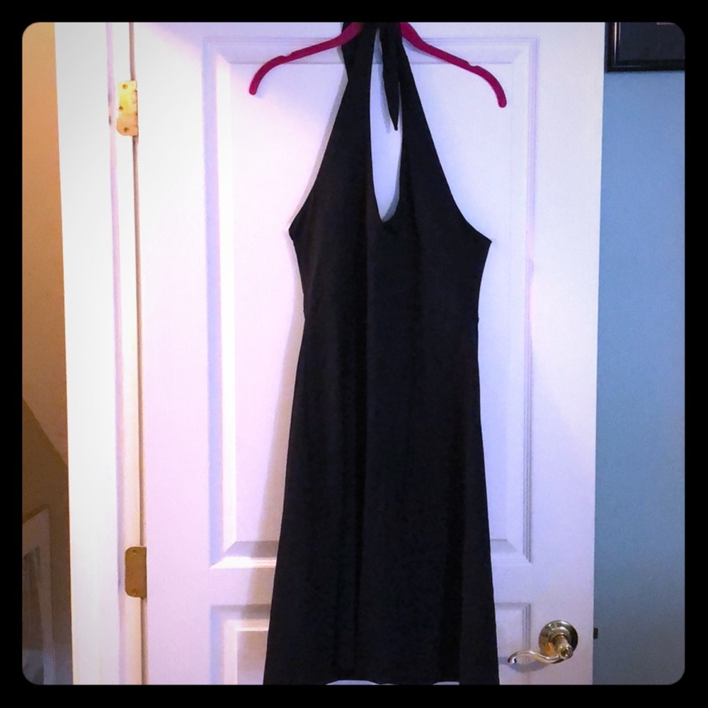 Patagonia halter black dress-medium